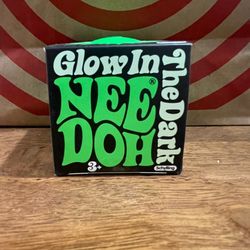 NeeDoh Glow in the Dark Green Squishy
