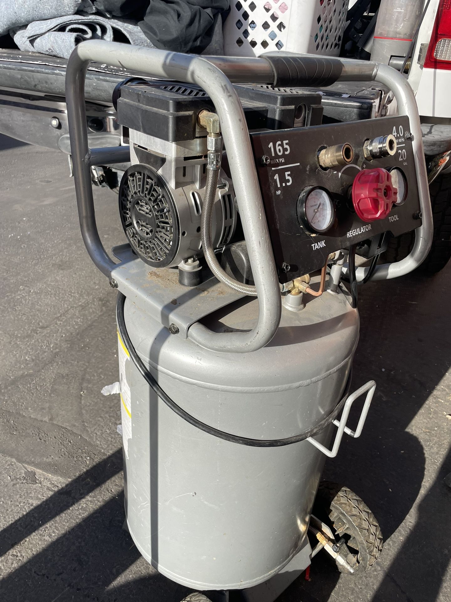 Husky 20 Gal Quiet Air Compressor 