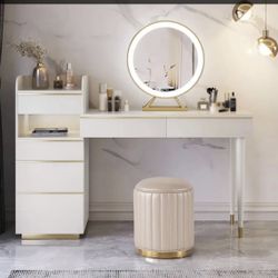 Assembled Vanity Makeup Table  