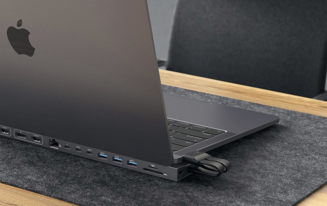 13 Port, Triple 4K Display Dock for MacBook Pro