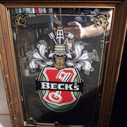 Becks Beer Mirror