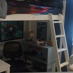 Loft Bed With Desk And Ladder