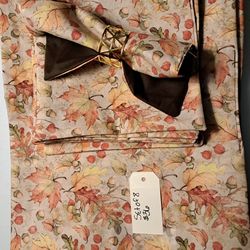 Set of matching handmade placements and napkins