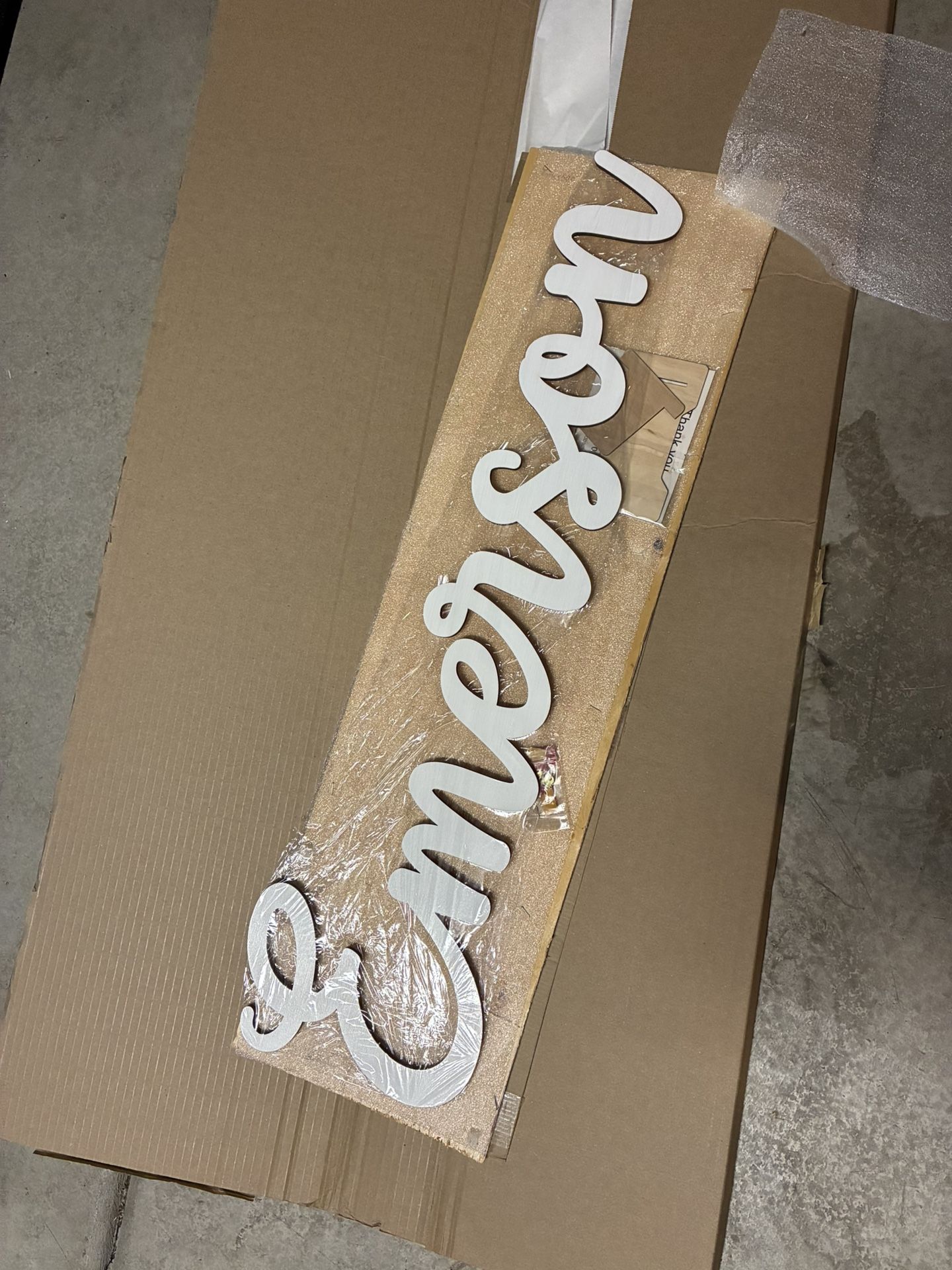 Custom Wood Name Sign
