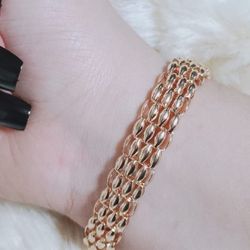 gold plated bracelet