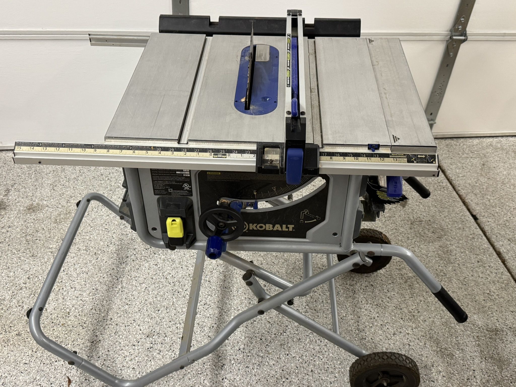 Kobalt 10” Portable Table Saw