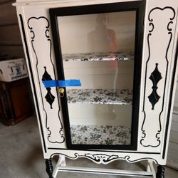 Vintage China Cabinet And Table