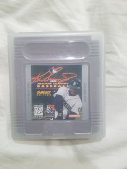 Gameboy Ken Griffey Baseball and booklet