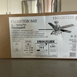 Hampton Bay 52in. Ceiling fan