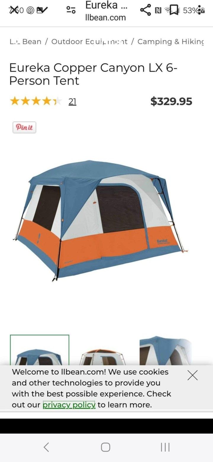 Eureka Copper CANYON -LX 6 Person Tent