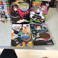 Demon Slayer Manga Vol 9,10,14,18