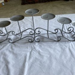 Silver Candle Stand 