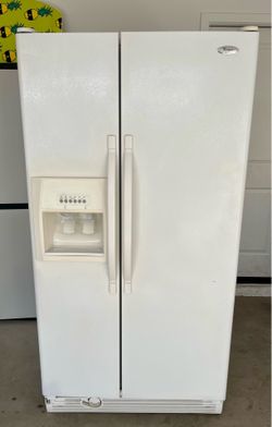 WHITE WHIRLPOOL FRIDGE - FRENCH DOOR REFRIGERATOR