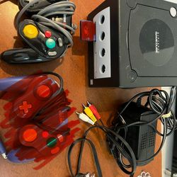 Nintendo GameCube  Console With Controller Retro Vintage Authentic Black Rare Gaming Video Game 