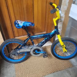 Young Girl and Little Boy Bikes