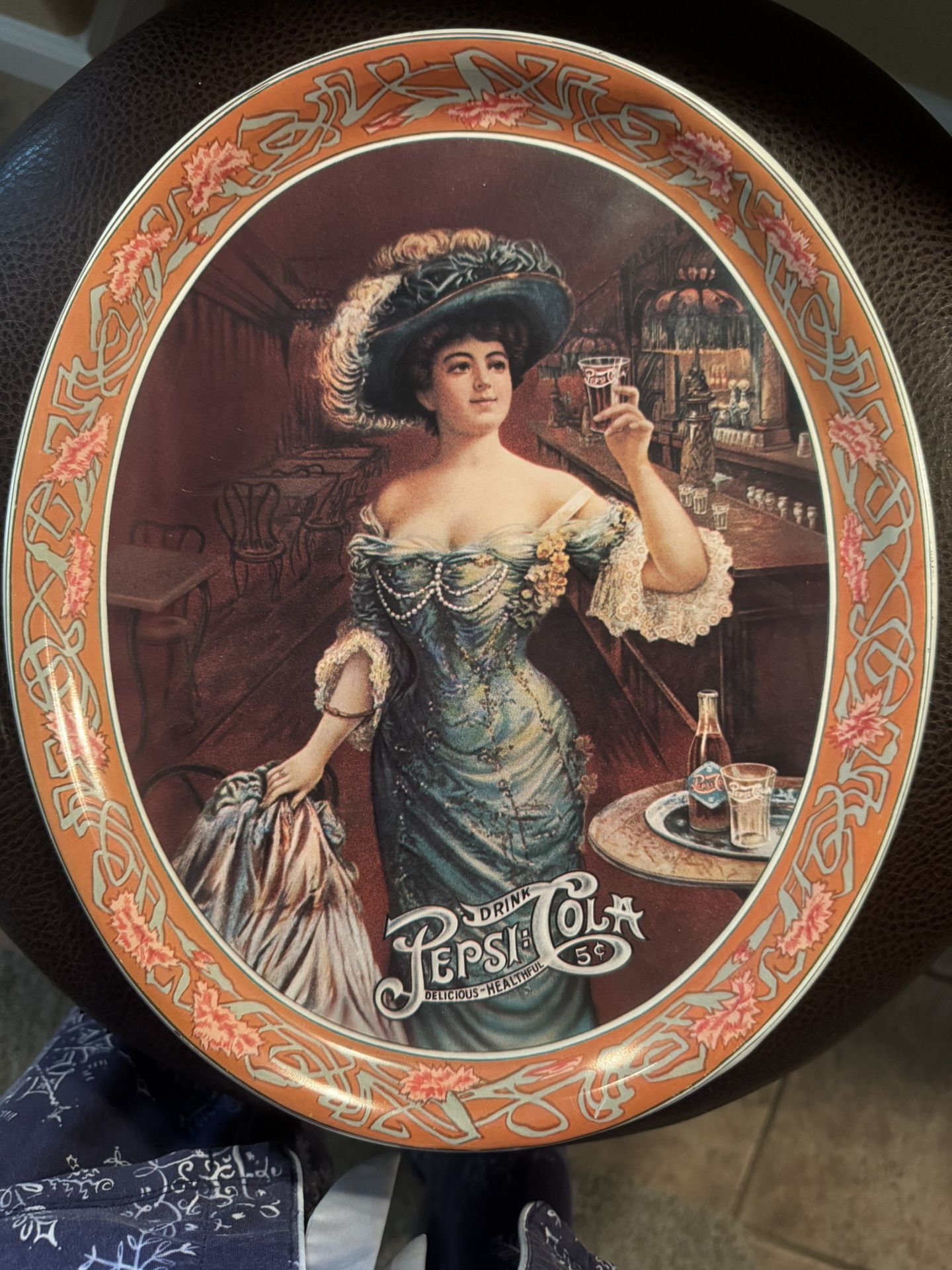 Pepsi Cola Gibson Girl Tray