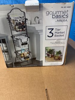 Gourmet Basics by Mikasa 3-Tier Market Basket