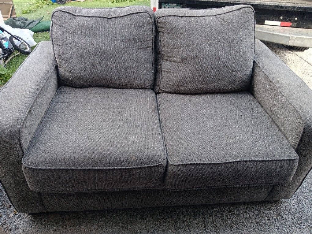 Small Grey Couch 