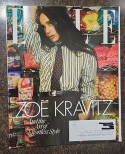 ELLE USA MAGAZINE March 2025 ZOE KRAVITZ Cover Style