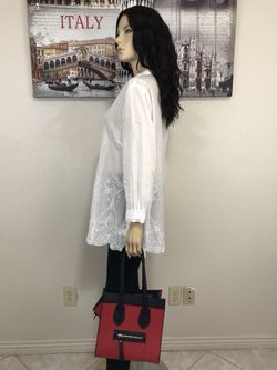 Leather Purse Handbag Made in Italy