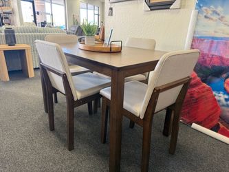 Dining Table Set with 4 Chairs