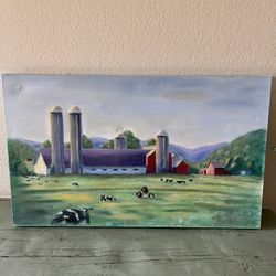 William K. Foster Barn With Sillos Painting