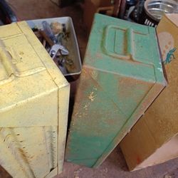 Industrial tote boxes.