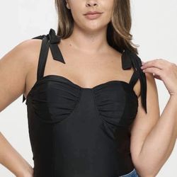 1x 2x 3x Black Bodysuit Available 