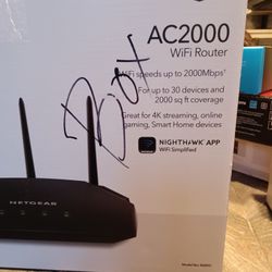 NETGEAR - AC2000 WiFi Router, 2Gbps (R6850)

