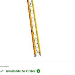 Werner Glidesafe 28ft Fiberglass Extension Ladder 