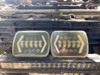 LED Headlights Pair