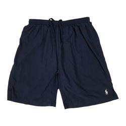 POLO RALPH LAUREN PERFORMANCE SHORTS MENS SMALL S BLUE LINED 7” INSEAM PRL GYM