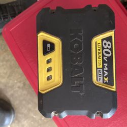 Kobalt 80v Battery 2 Ah 