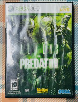 Aliens Vs Predator Xbox 360 Game With Case Tested/Works Fast Shipping J2990