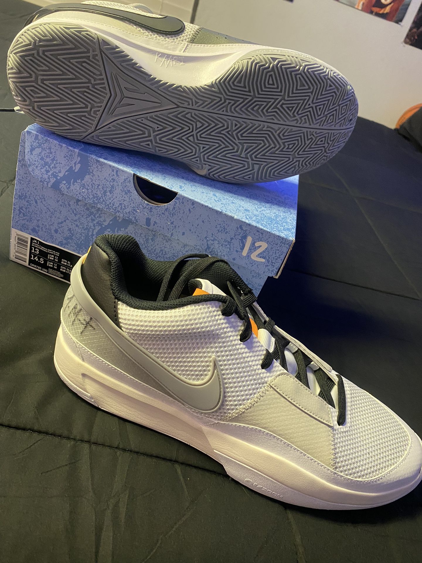 Nike Ja Morant 1s "White/Black"