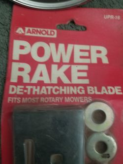 🔥🔥Arnold Lawnmower 16" Power Rake De-thatching Blade UPR-16