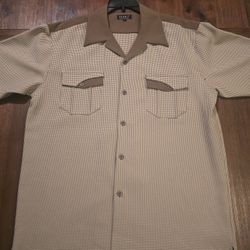 Pronti Mens Dress Shirt Size Large 