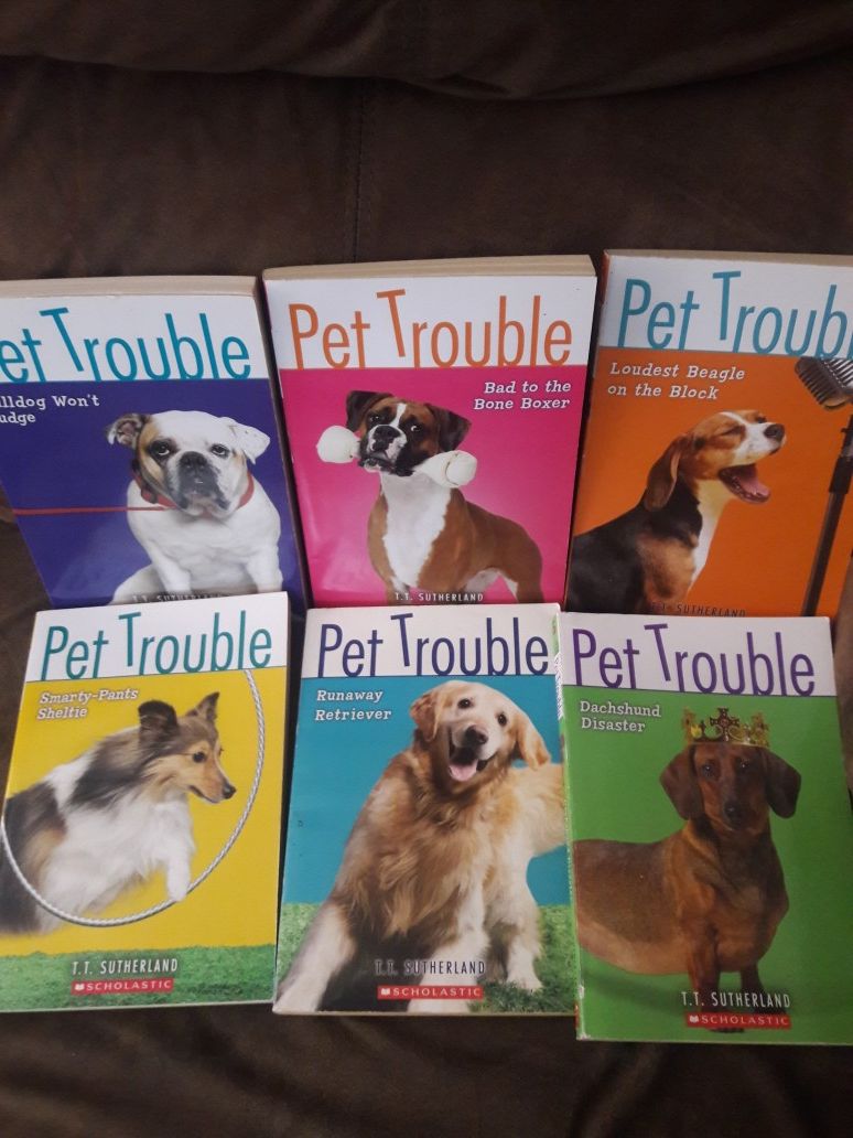 Lot of Pet Trouble chapter books