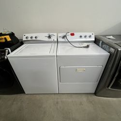 KENMORE WASHER TOP LOAD AND ELECTRIC DRYER 