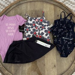 Baby Girl Clothing Lot- $5. Brand New