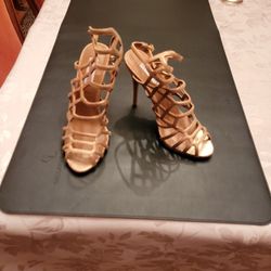 Steve Madden Slithur Gold Sandals