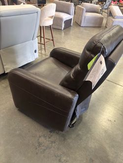 Gilman Creek Aldryn Leather Gliding Power Recliner with Power Headrest