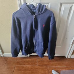 Navy Blue Polo Ralph Lauren Full-zip Hoodie