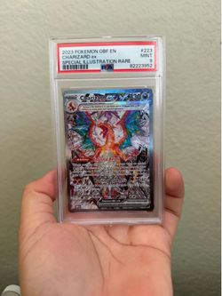 2023 POKEMON OBF EN-OBSIDIAN FLAMES 223 CHARIZARD EX SPECIAL ILLUSTRATION RARE PSA 9