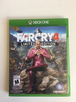 Xbox one farcry 4 limited edition game