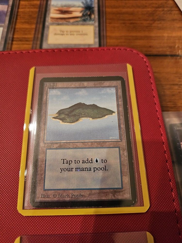 Magic The Gathering ALPHA Edition Basic Land - Island for Sale in ...