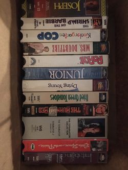 Used VHS movies assorted