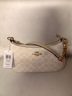 Coach Teri Shoulder Bag in Chalk/Signature