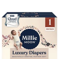 Millie Moon Diapers Size 1 Pañales Talla 1