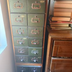 Vintage apothecary / card cabinet 